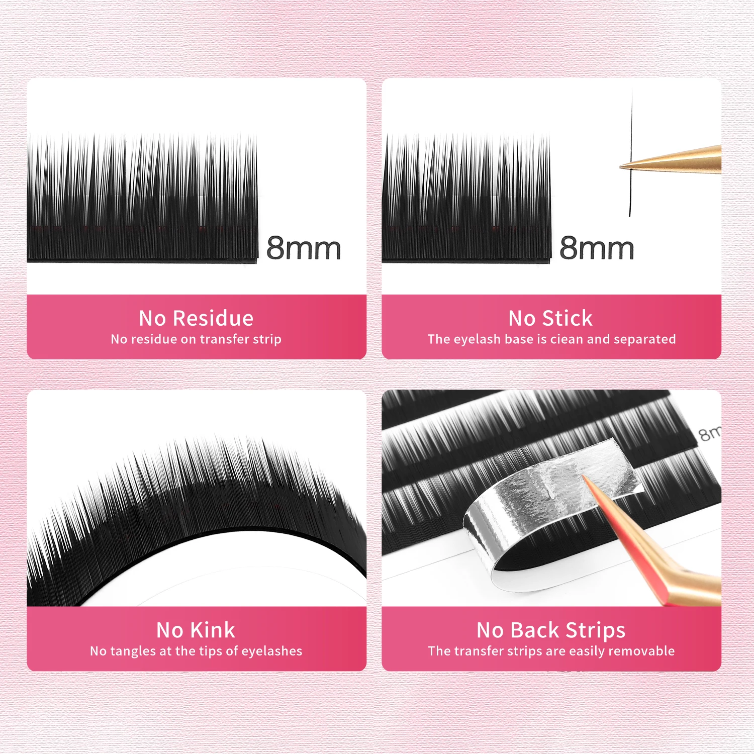 XIUSUZAKI No Curl Straight Curvate False Eyebrow Extensions Individual Volume Natural Soft Eyelash I Curl Graft Eyebrow Tools