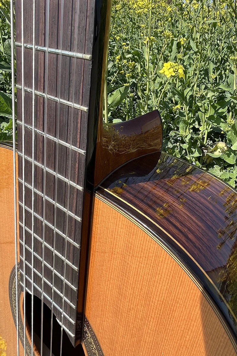 Aiersi  Music Musical Instruments All Solid Cedar Top Rosewood Classical Guitar with High Quality