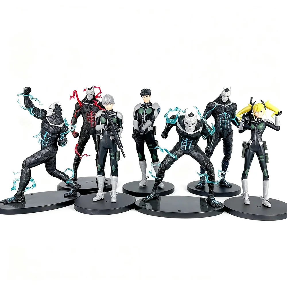 

Фигурки аниме Kaiju No 8-Kafka Hibino Reno Ichikawa Mina Ashiro Коллекционная высококачественная расписная модель игрушки подарок для фанатов