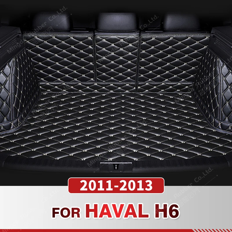 

Auto Full Coverage Trunk Mat For HAVAL H6 2011 2012 2013 Car Boot Cover Pad Cargo Liner Interior Protector Accessories