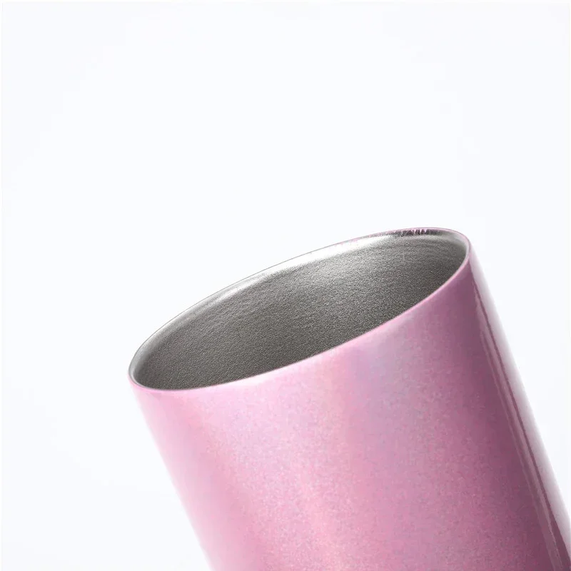 20oz Car Cup Skinny Tumbler Rainbow Paint Straight Cups Hot Sublimation Travel MugsSkinny Cup Straw Bottle