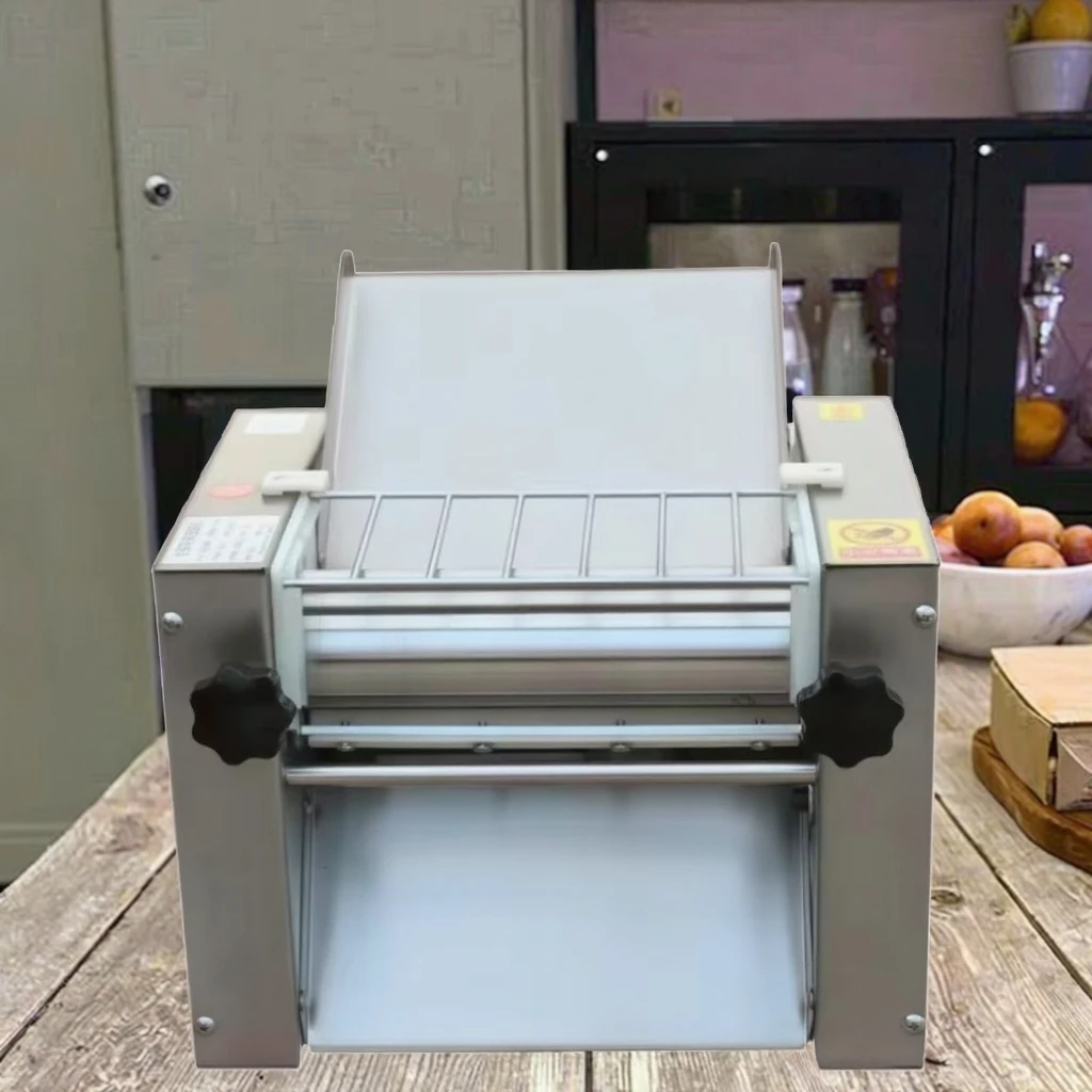Desktop Commercial Stainless Steel Dough Press Electric Noodle Machine Bun Dumpling Wrapper Roller Kneading Machine 3kw