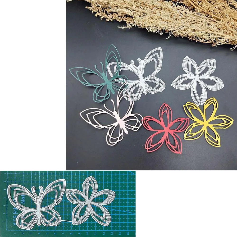 Vlinder Libel Metal Cutting Dies Scrapbooking Decoratie Papier Ambachtelijke Mes Mal Punch Sjabloon Embossing Stencils