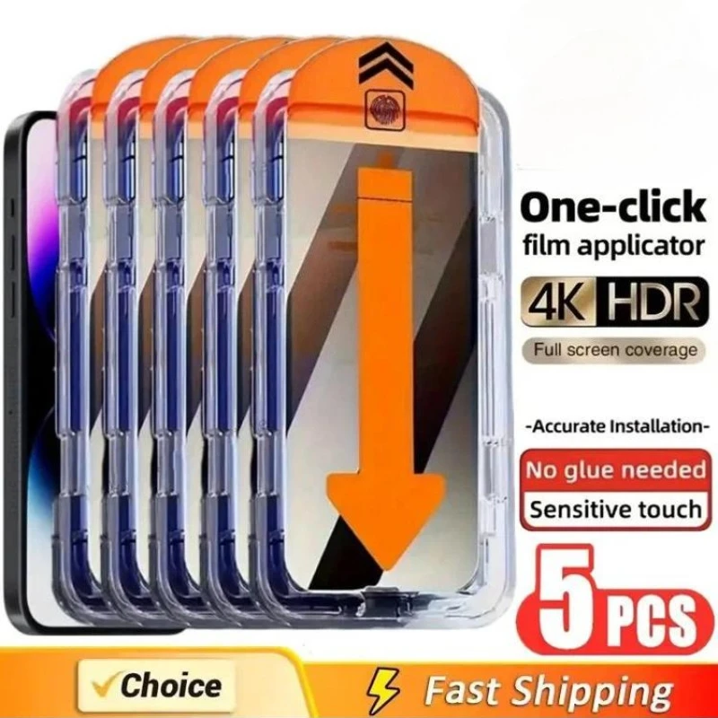 Dust Free Install Auto-Dust Removal Kit Screen Protector for Google Pixel 9A 10A 10 9 11Pro XL Tempered Glass Protective Film