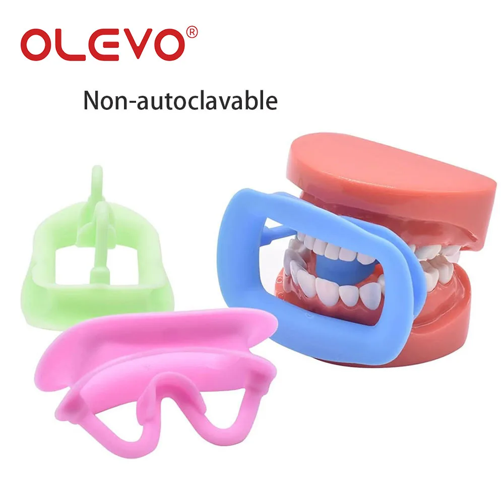 OLEVO Dental Orthodontic Mouth Opener Soft Silicone Intraoral Lip Cheek Retractor O Type Expander Dentist Accessories Oral Care