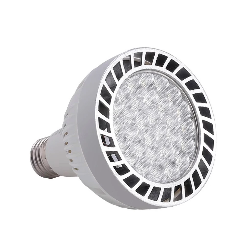 Aladin 6PCS Reflektor sufitowy LED do Art Studio Cloth Shop E27 AC220V Lampa PAR30 28W 37W Oprawa szarowa Oświetlenie 3000K