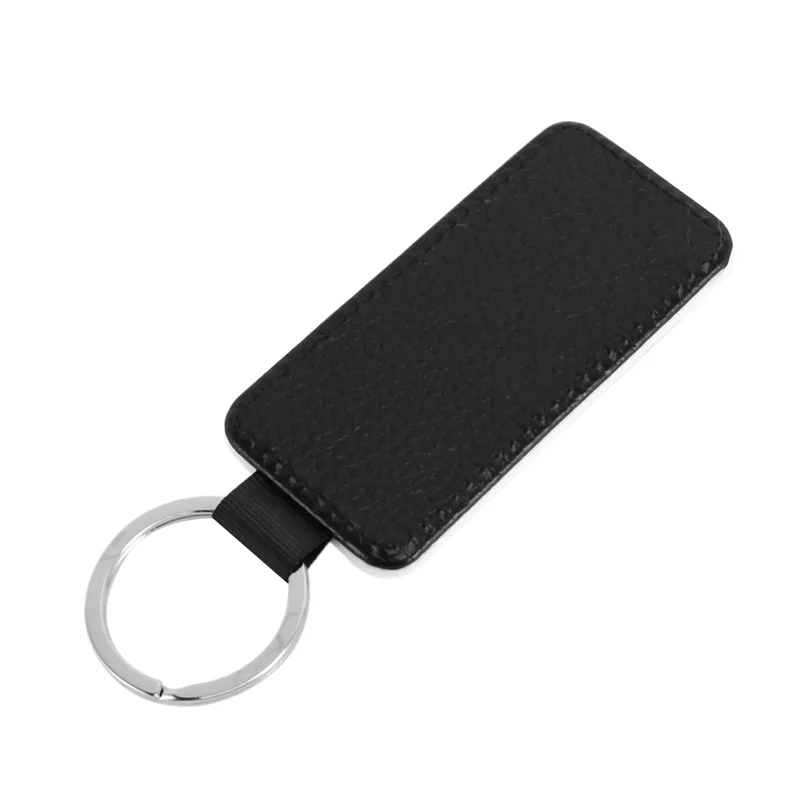 32 Pieces Sublimation Blanks Keychain PU Leather Keychain Heat Transfer Keychain Keyring Sublimation Keyrings DIY Craft