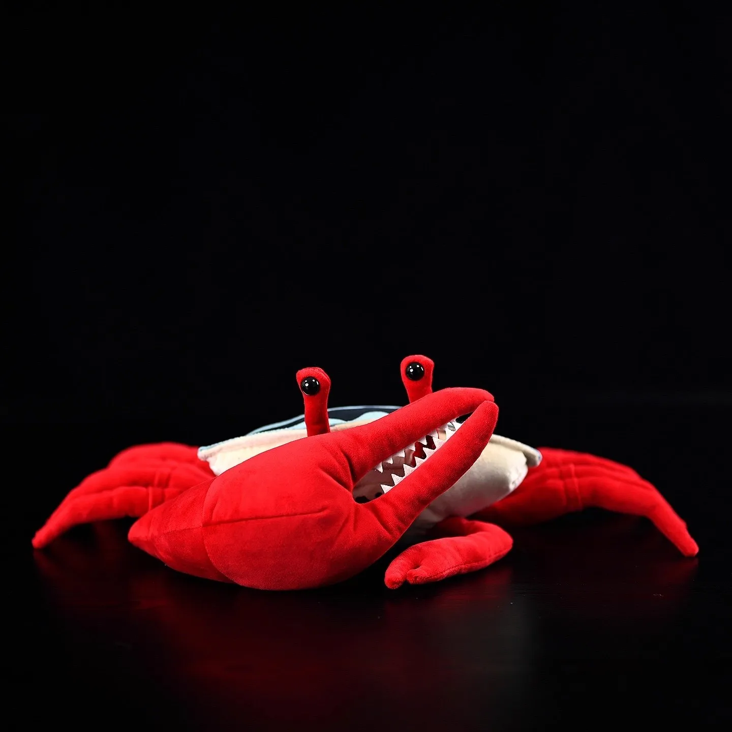 Red Claw Fiddler Crab Sea Beach Uca Ocean Marine Oceanarium Aquarium Park Plush Toy Stuffed Doll Cartoon Animal Boy Girl Gift