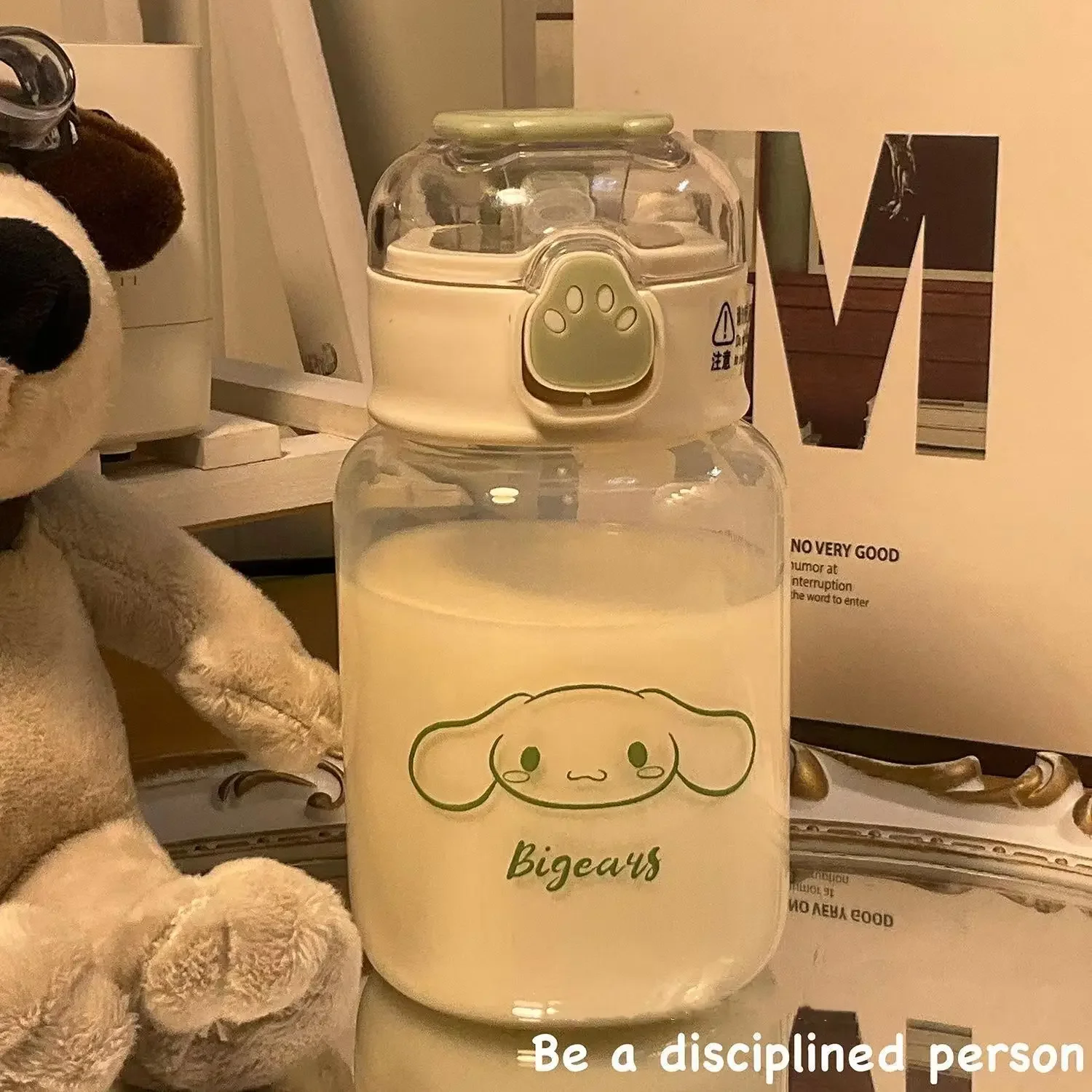 500 مللي كوب ماء بلاستيكي كرتوني أكواب شرب من القش سانريو أنيمي كوب بقشة شفاف مرحبا كيتي Pochacco زجاجة ماء #6