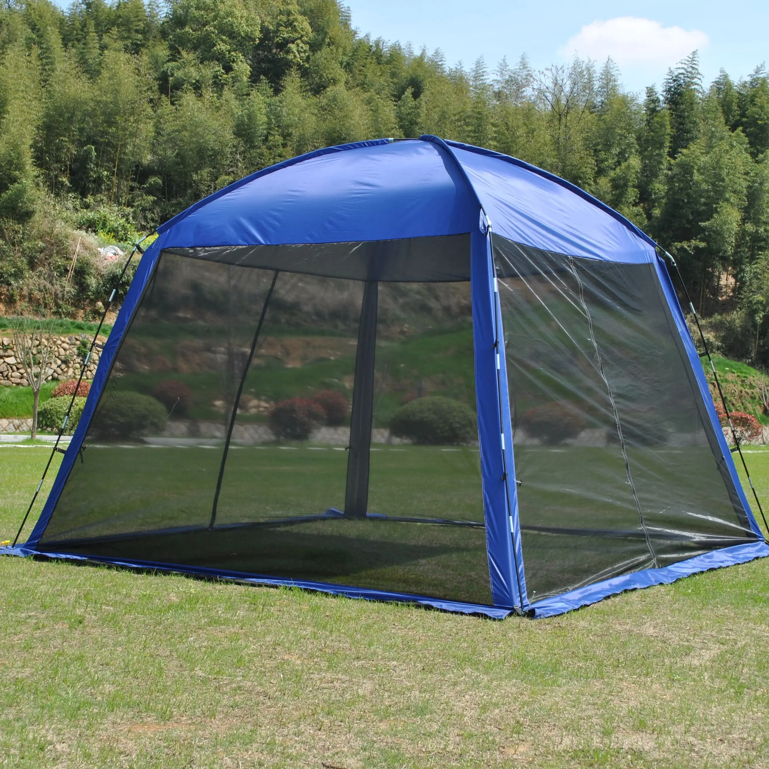 

Большой сетчатый тент-шатер для 4-6 человек, уличный шатер для вечеринок, защита от комаров, садовый навес, УФ-защита, для барбекю, пикника, кемпинга, беседка