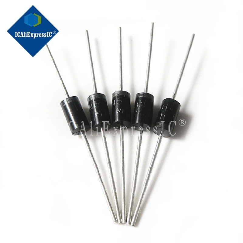 20pcs/lot Rectifier Diode 1N5408 1N5404 1N5401 1N5822 1N5818 UF5408 UF5402 6A10 10A10 DO-27 In Stock