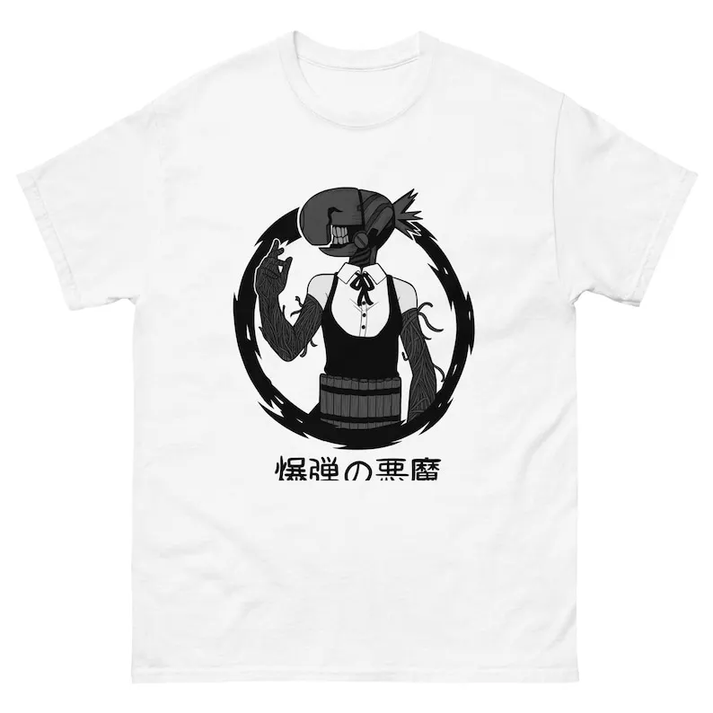 Bomb Devil CSM Unisex t-shirt Anime style shirt S-XL check size chart!