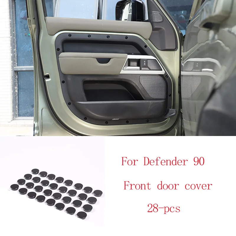 Voor Land Rover Verdediger 110 130 2020-2024 Aluminium Deur Schroeven Bescherming Decoratieve Afdekkingen Auto Accessoires