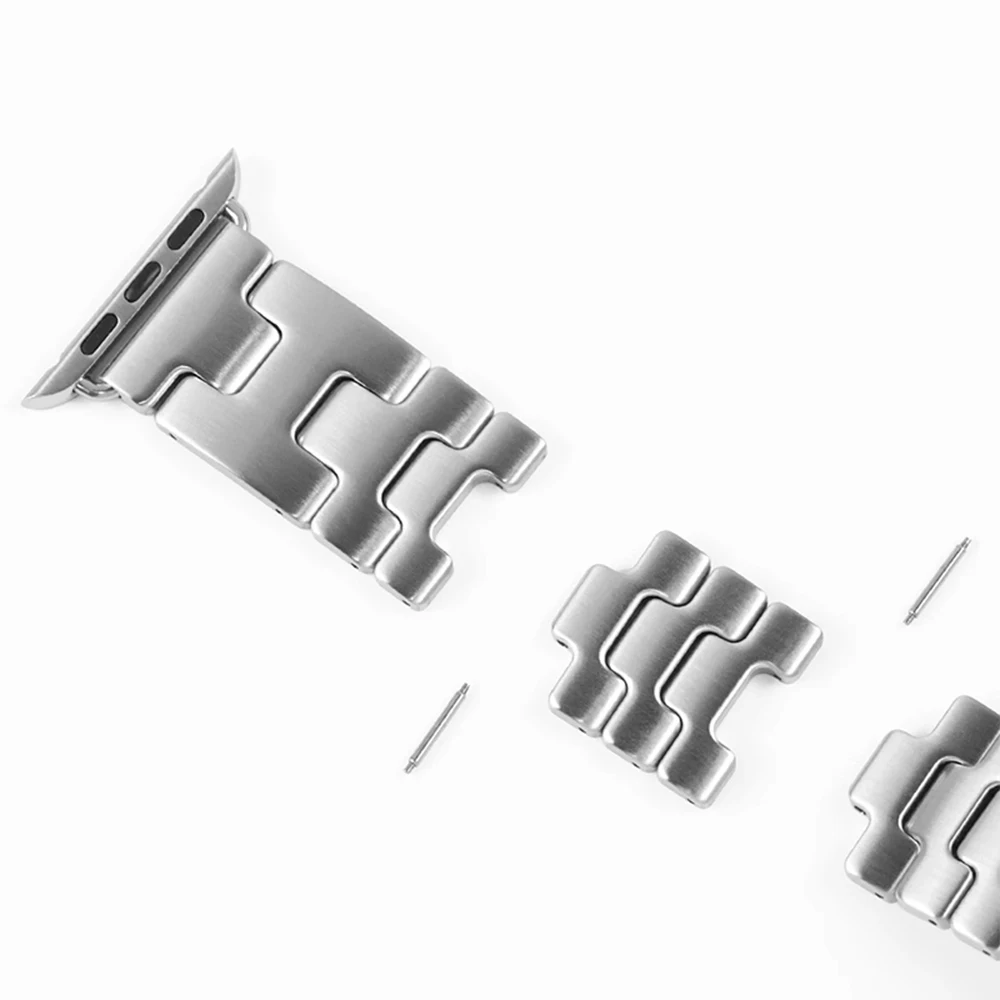 H Bracelet For Apple Watch Band Ultra 3 Series 11 10 9 Band 46mm 42mm 45mm 41mm Stainless Steel Strap For IWatch SE 3 44mm 40mm