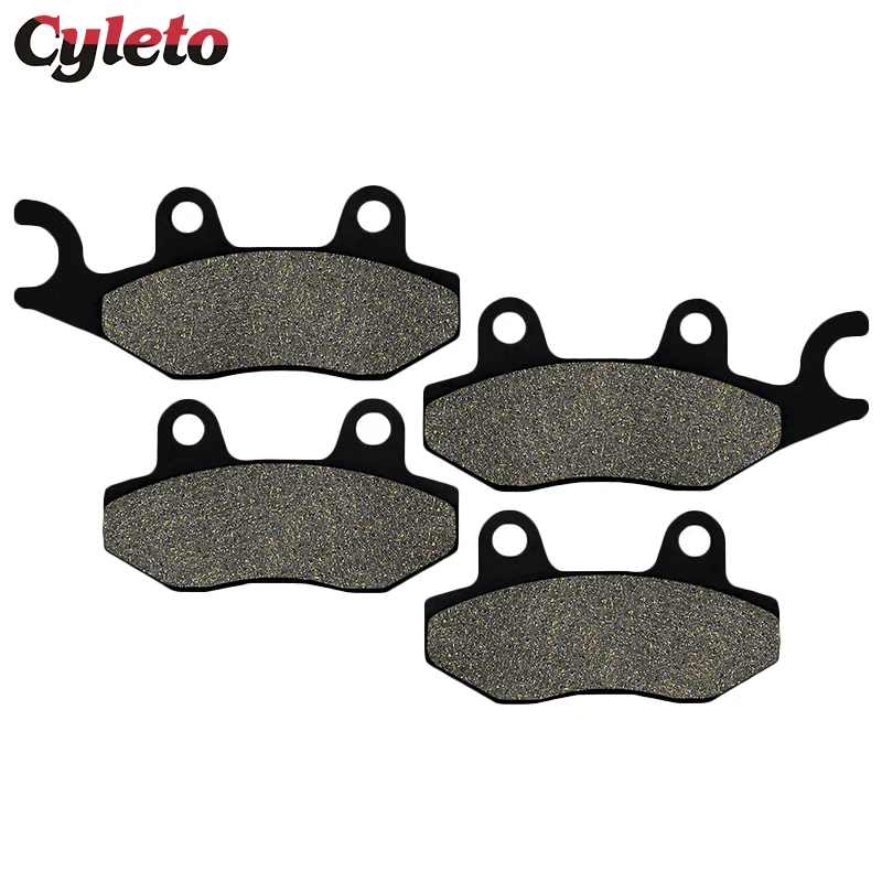 Juego de pastillas de freno delanteras para motocicleta, Bayou para Kawasaki KLF 300 400 Mule KAF 820 1000 Teryx KRF 750 KRT 800 Brute Force KVF 650 750