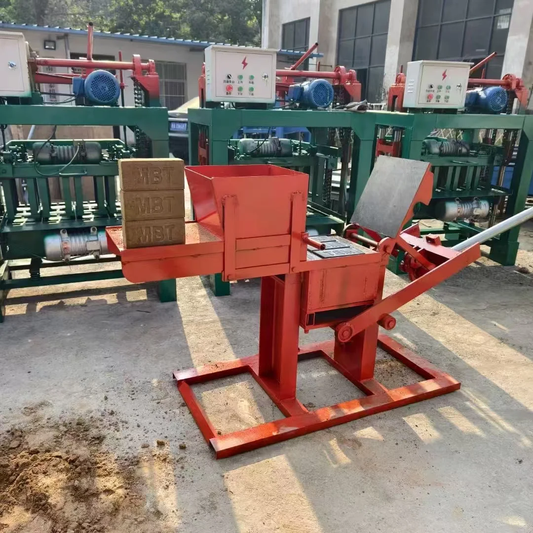 

Engine Concrete Cement Solid Block Machine Price Automatic Hollow Clay Brick Making Machinery