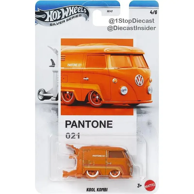 Hot Wheels X Pantone : Voiture Miniature Métal 1/64, édition Collector Avec Couleurs Tendance Et Packaging Stylé - JKY47