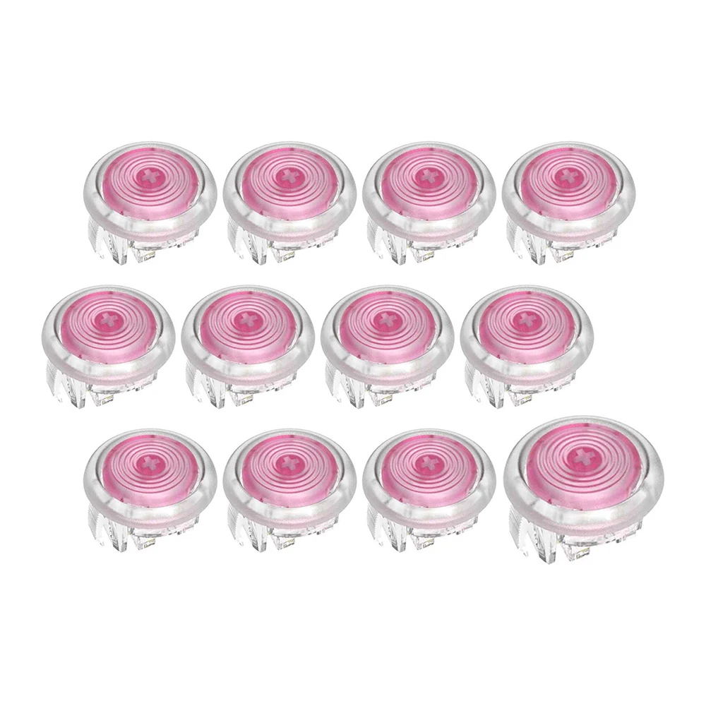 11pcs 24mm 1pcs 30mm Punk Workshop Mechanical Buttons PushButton with PWS V2 Switches for Hitbox Fight Stick Arcade Cabinets