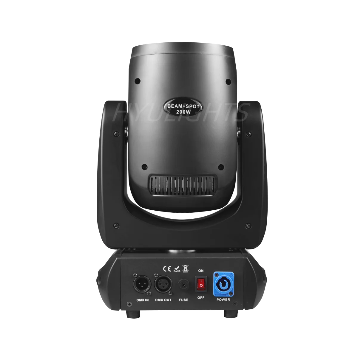 200W LED Mini Moving Head Light Beam Wash Spot 24 Rotating Prisms 14 Gobos &11Color Wheel  DJ Stage Lighting