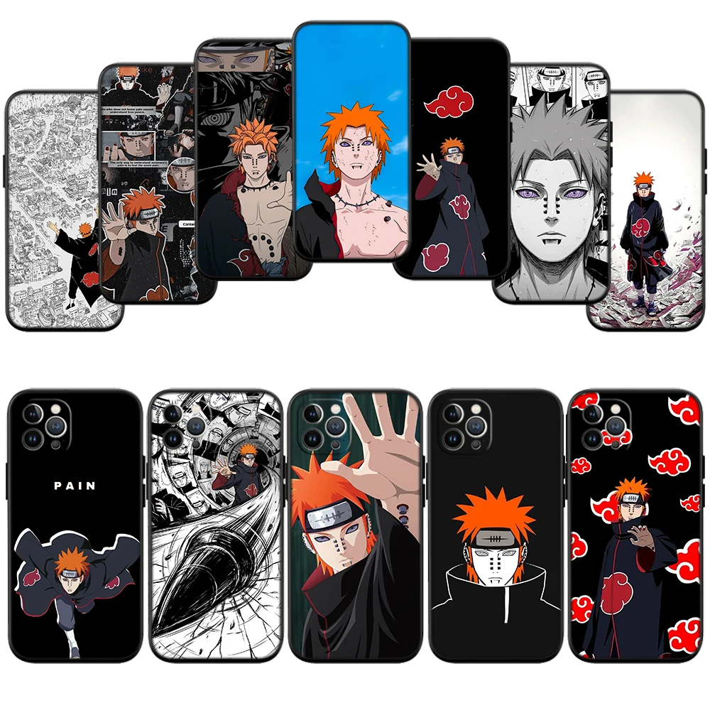 Funda RA30 Pain Akatsuki NARUTO para Samsung A11 A12 A13 A15 A52S A53 A55 A56 A70 A71 A72 A73 F06 F16 F56 S10 Plus S10e