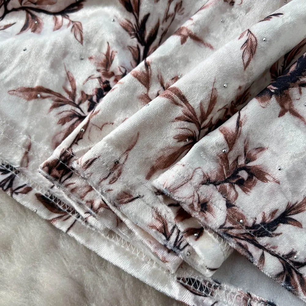 Elegante abito Vesditod da festa in velluto con scollo a V vintage, moda coreana, abiti da cerimonia per abiti da donna