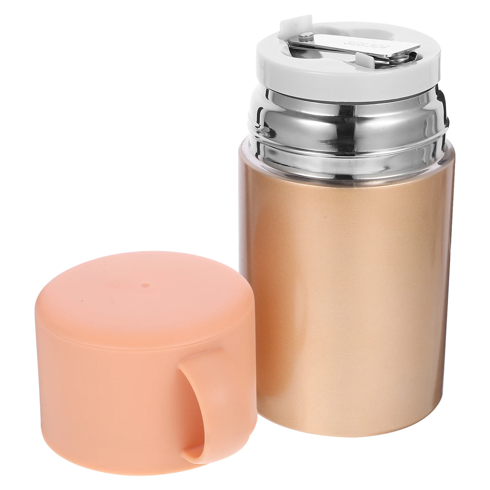 

Portable Stewing Pot 550ML Blue Insulated Food Jar with Spoon for Students Office Workers Travel Leakproof Soup Cup Thermal