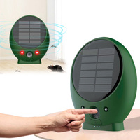 Solar Ultrasonic Cat Repellent Auto On & Off Ultrasonic Garden Repellers Ultrasonic Bird Scarers for Deterrent Rat Dog Fox Pest