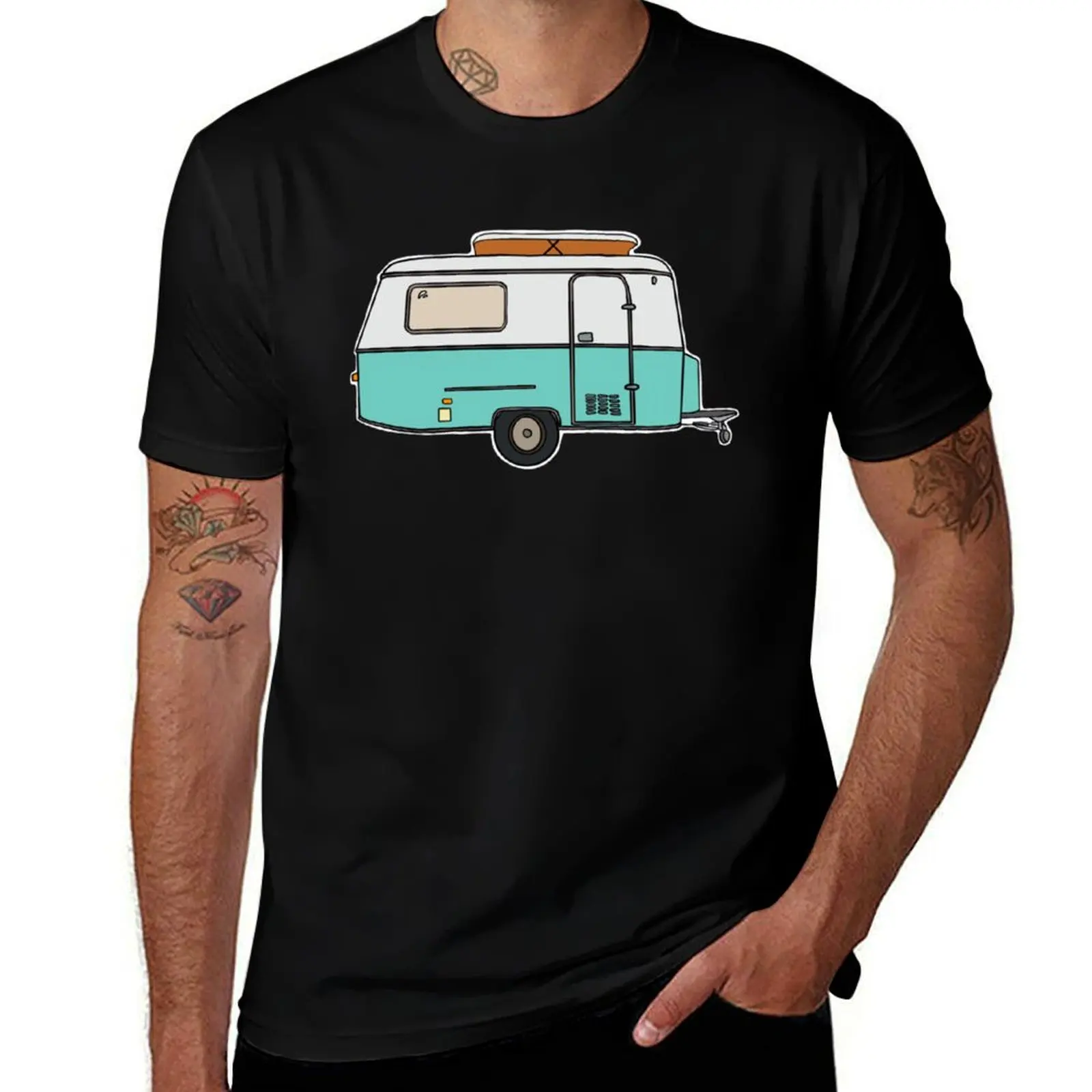 Caravan T-Shirt Non-Shrink Basic Cotton T-Shirt