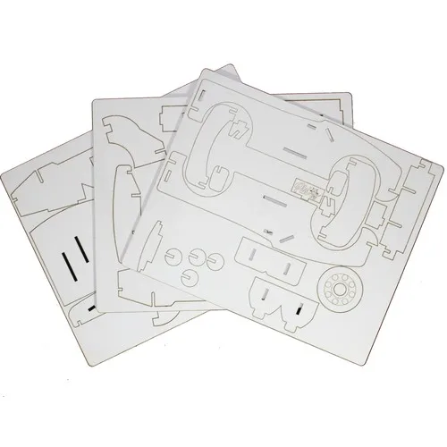 Freude Und Spielzeug 3D Holz Puzzle-Auto