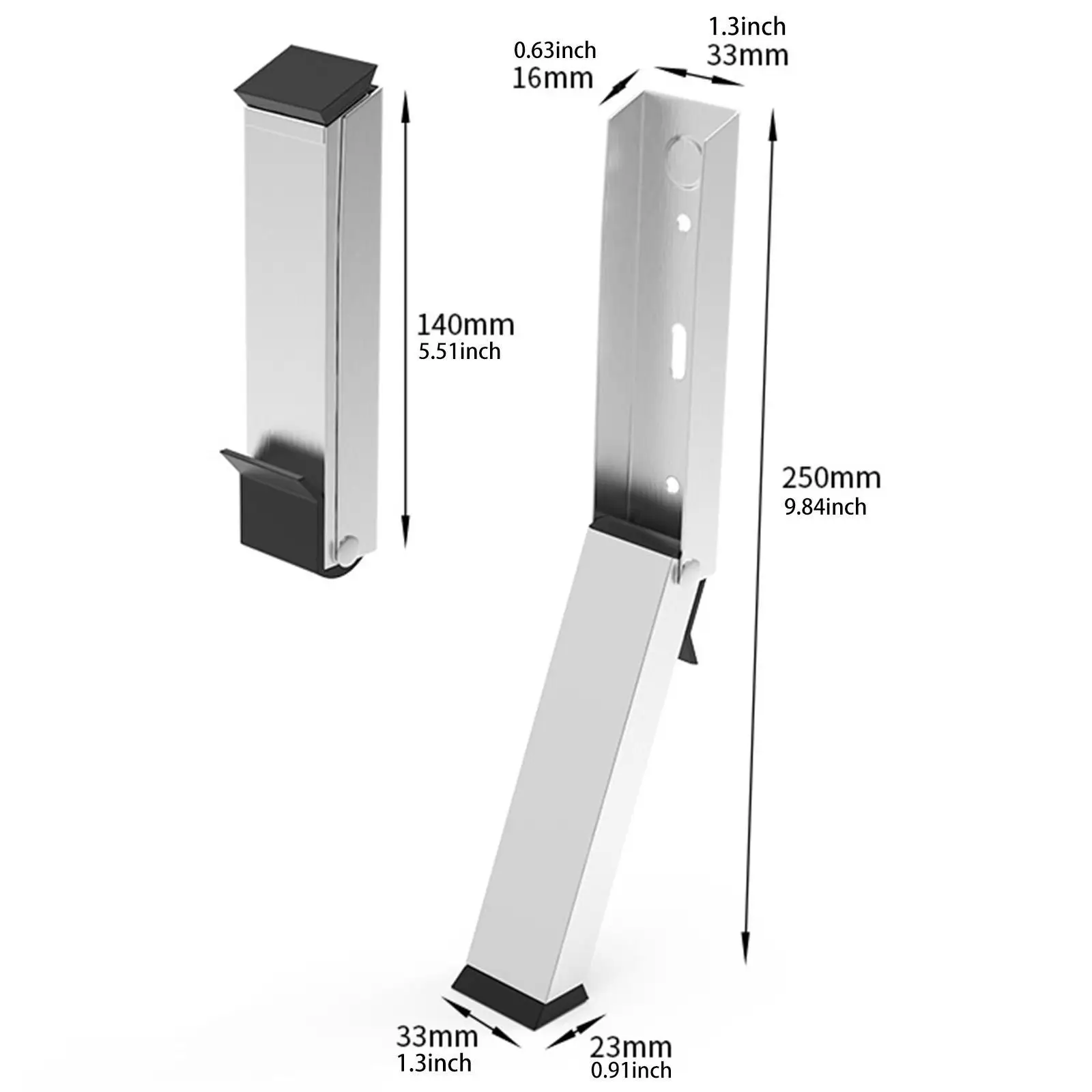 Tope de puerta Tope de puerta desplegable a prueba de viento para apartamento garaje lavandería