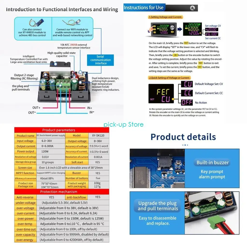 

Q5WA шаг внизу модуль регулировка регулировки преобразователей выкройки преобразователей
