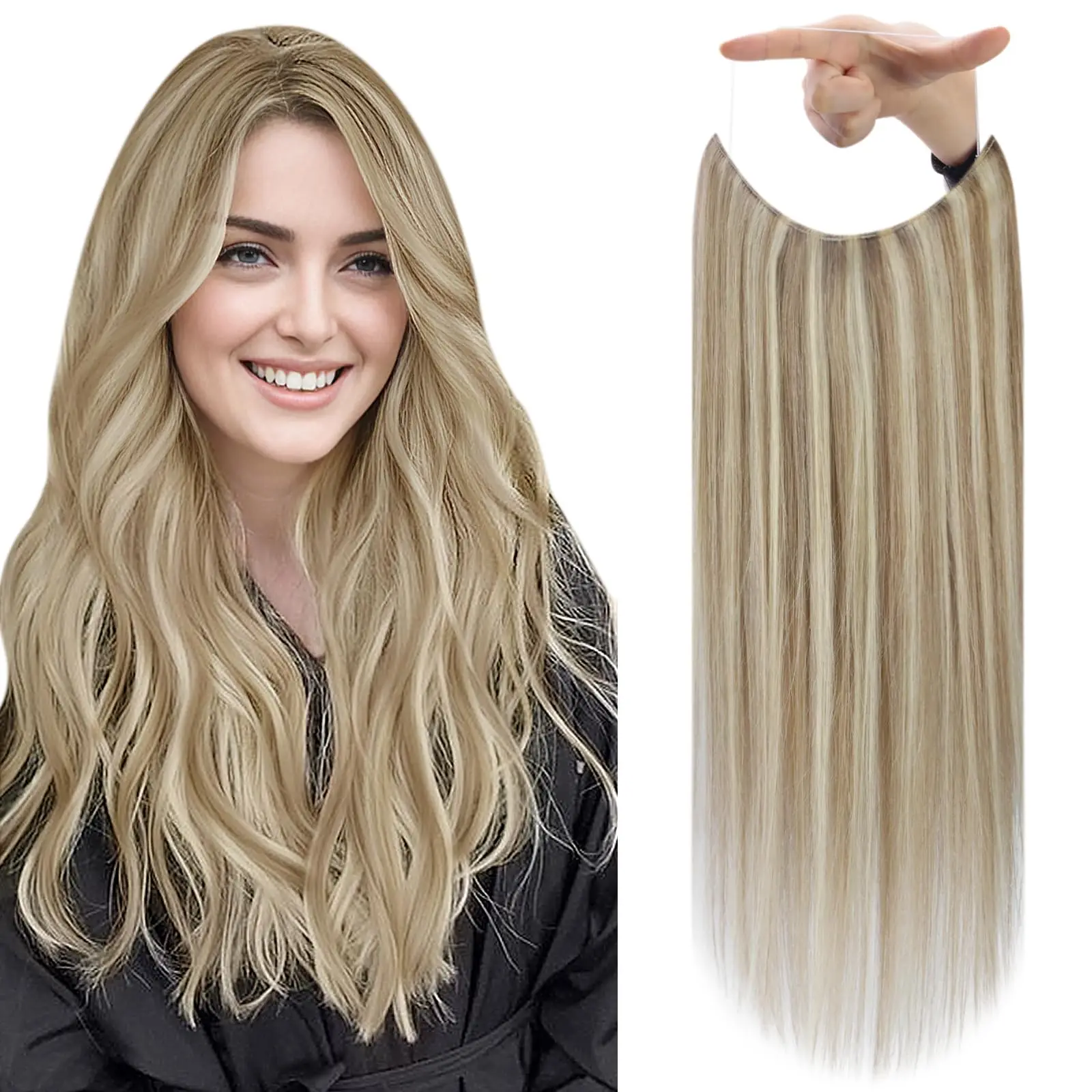 human-hair-fish-line-extensions-one-piece-super-thin-weft-for-top-of-head-coverage-seamless-integration