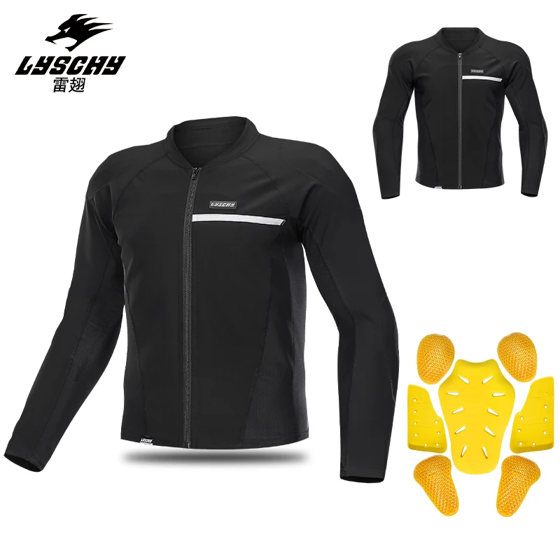 

Summer Lyschy LY-870 Motorcycle Jackets Men Full Body Armor Racing CE Protector Motocross Motorbike Clothing