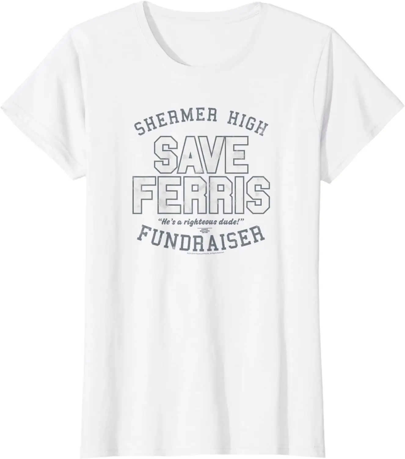 Ferris Bueller's Day Off Shermer High Save Ferris T-Shirt