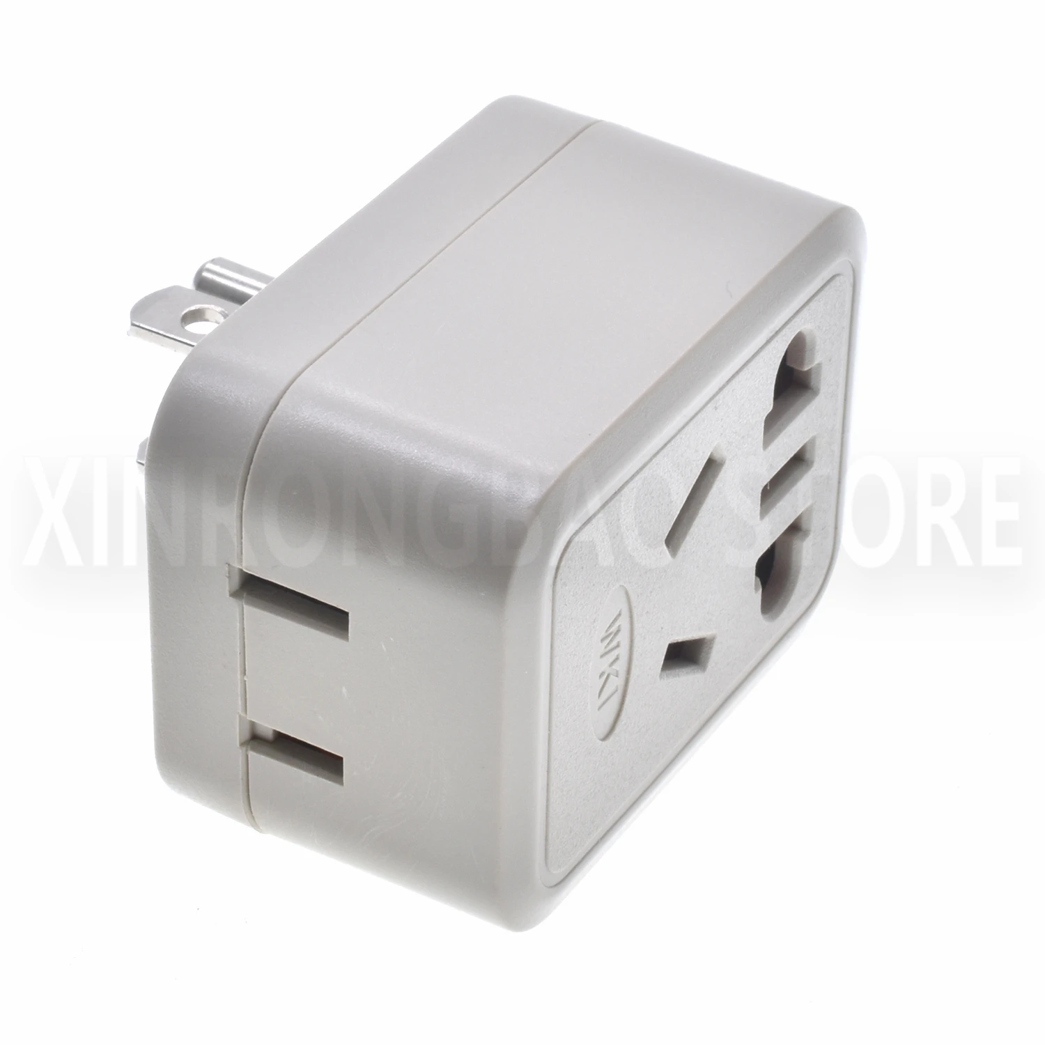 AUS Australia European to US American Canada Japan Thailand Brazil Philippines plug adapter 1 to 2 charge power conversion plug