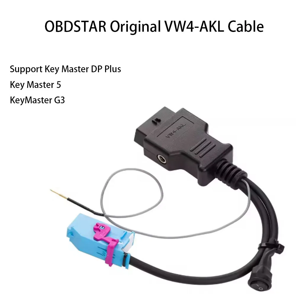 OBDSTAR Genuine VW4-AKL Line Fit For VW IMMO IV NEC24C64 NEC24C32 Full Key Loss Compatible X300 Classic G3 DP Plus Pro4