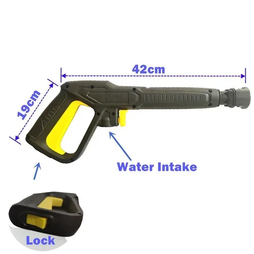 Imagen 2 del producto Pistola de lavado de alta presión para Karcher K2, K3, K4, K5, K6, K7, limpieza de coche, PULVERIZADOR DE AGUA, pistola de repuesto, boquilla de varita