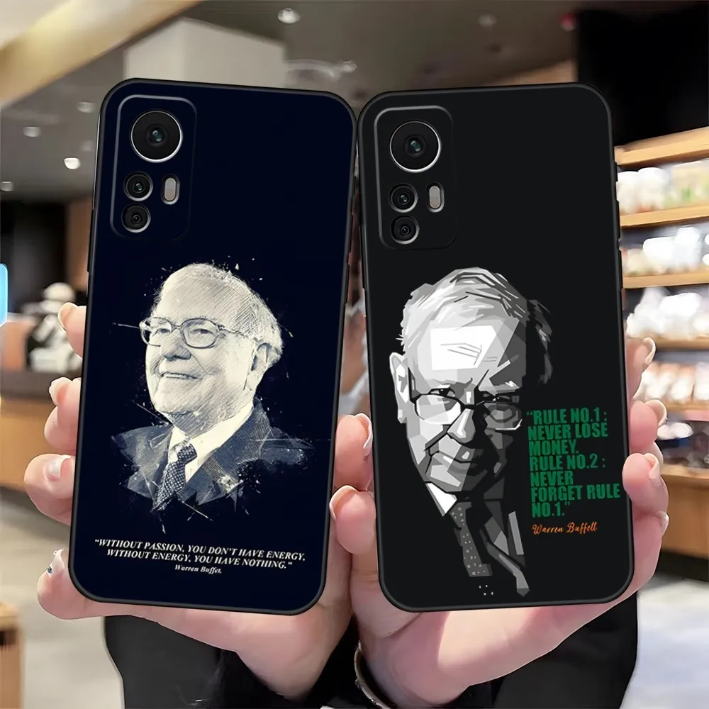 Warren Buffett Wolf Of Wall Street Phone Case Design For Redmi 9 9A 7A 10 8A 10A 8 Note 11 10S 7 11S Plus POCO X3 Pro Covers