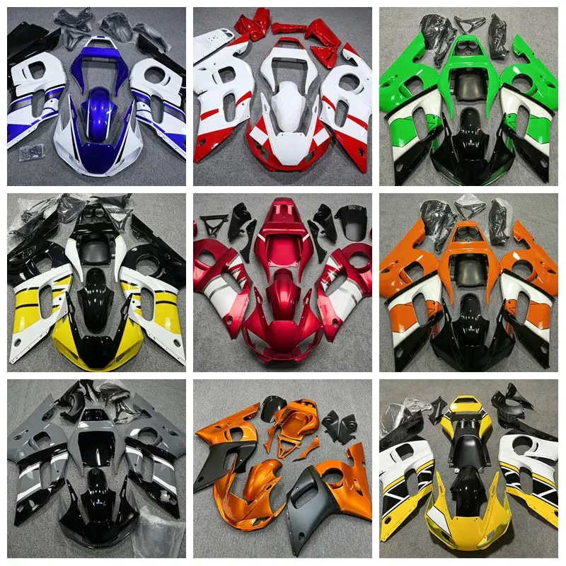 4 Gift New ABS fairing kit is suitable for Yamaha YZF R6 1998 99 00 01 2002 model vehicle modification accessories customizable