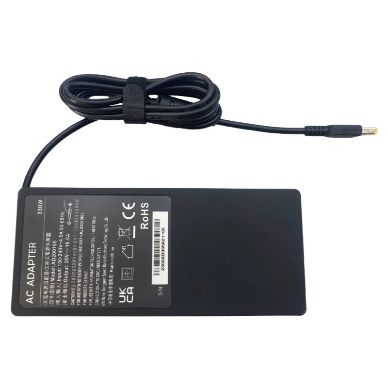

20V 16.5A 330W Replacement Power Supply ADL330SDC3A ADL330SCC3A ADL330SLC3A AC Adapter For Lenovo LEGION 330W Laptop Charger