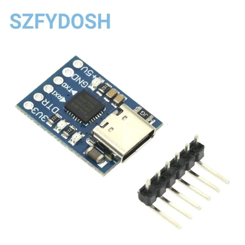 CP2102 model C USB mikro ke UART TTL modul 6Pin konverter seri UART STC ganti FT232
