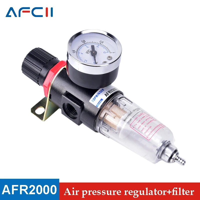 AFR2000 Pneumatic Compressor Air Filter Treatment Unit Pressure Regulator Valve Oil Water filter AFR2000 pressure reducing valve