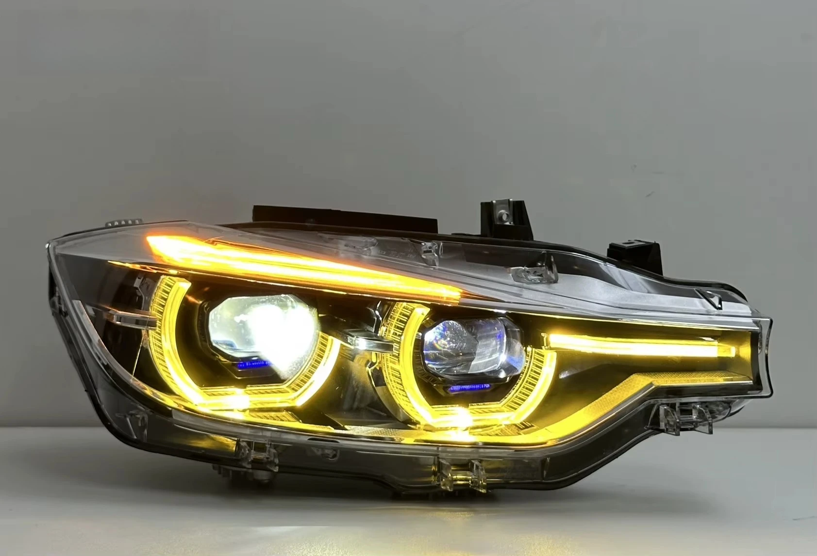 Image of LED-Scheinwerfer für BMW F30 F35 3er-Serie 2013-2018 DRL Sequentieller Blinker Frontleuchten-Set Plug & Play 1 Paar