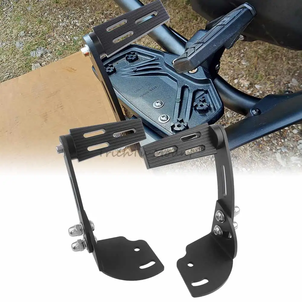 1Pair Rider Highway Floorboards Floor Board Highway Road Pegs Front Highway Peg Compatible With Can-Am Spyder F3 2015-2023 Black