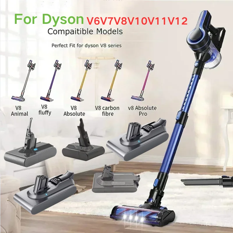 

Новая аккумуляторная батарея для пылесосов Dyson V6 V7 V8 V10 V11 Series SV07 DC62 DC58 DC31 Absolute Fluffy Animal