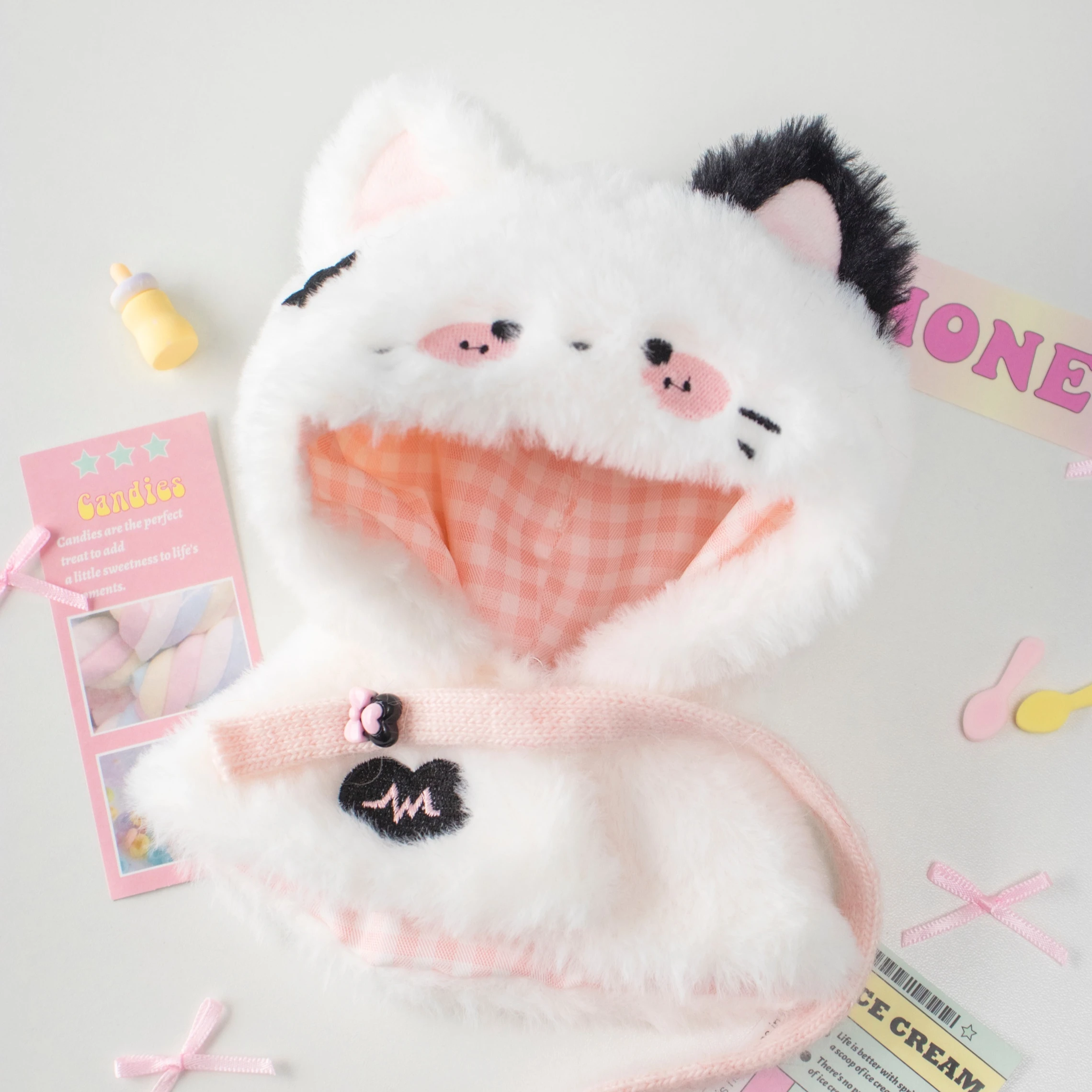 

Doll Clothes For 10cm Mini Idol Doll Outfit Accessories Angel Devil'S Cloak Piece Suit For Super Star Dolls Toys Collection Gift