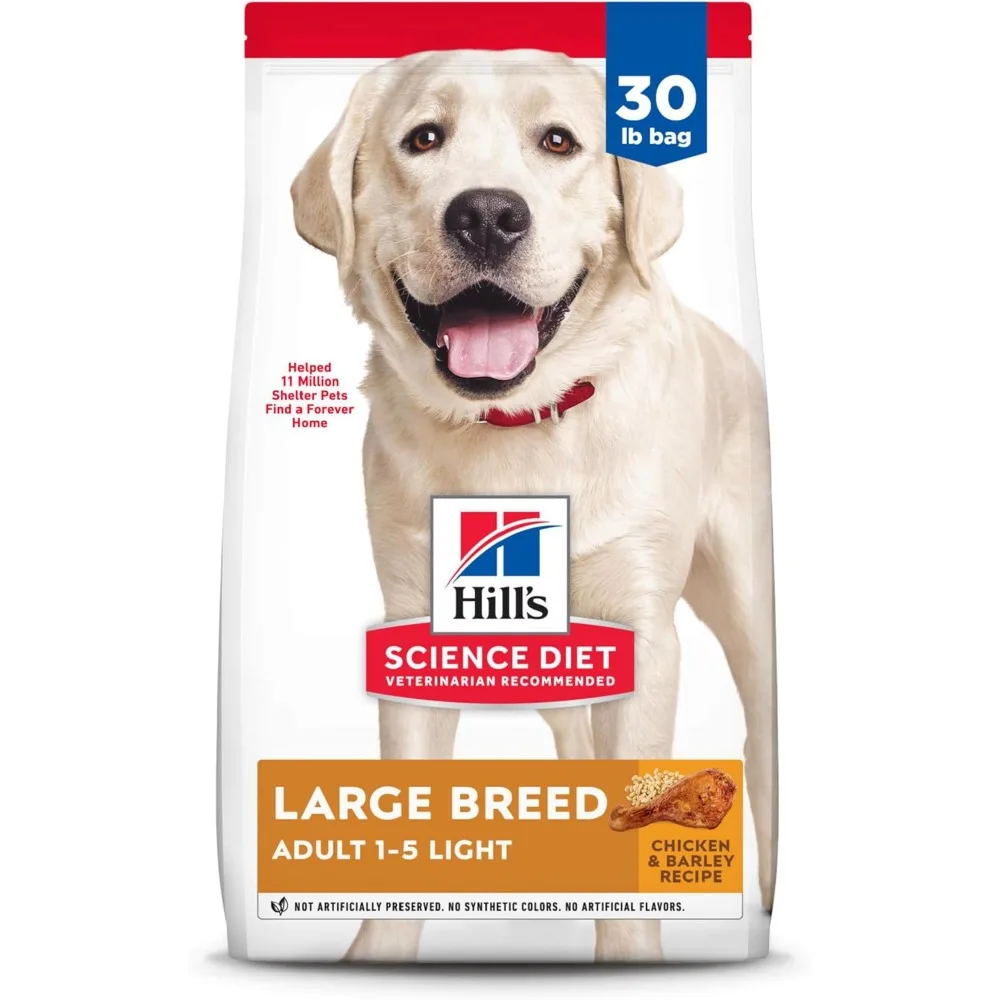 

Light , Adult 1-5, Large Breed Weight Management Support, Dry Dog Food, Chicken & Barley, 30 lb Bag