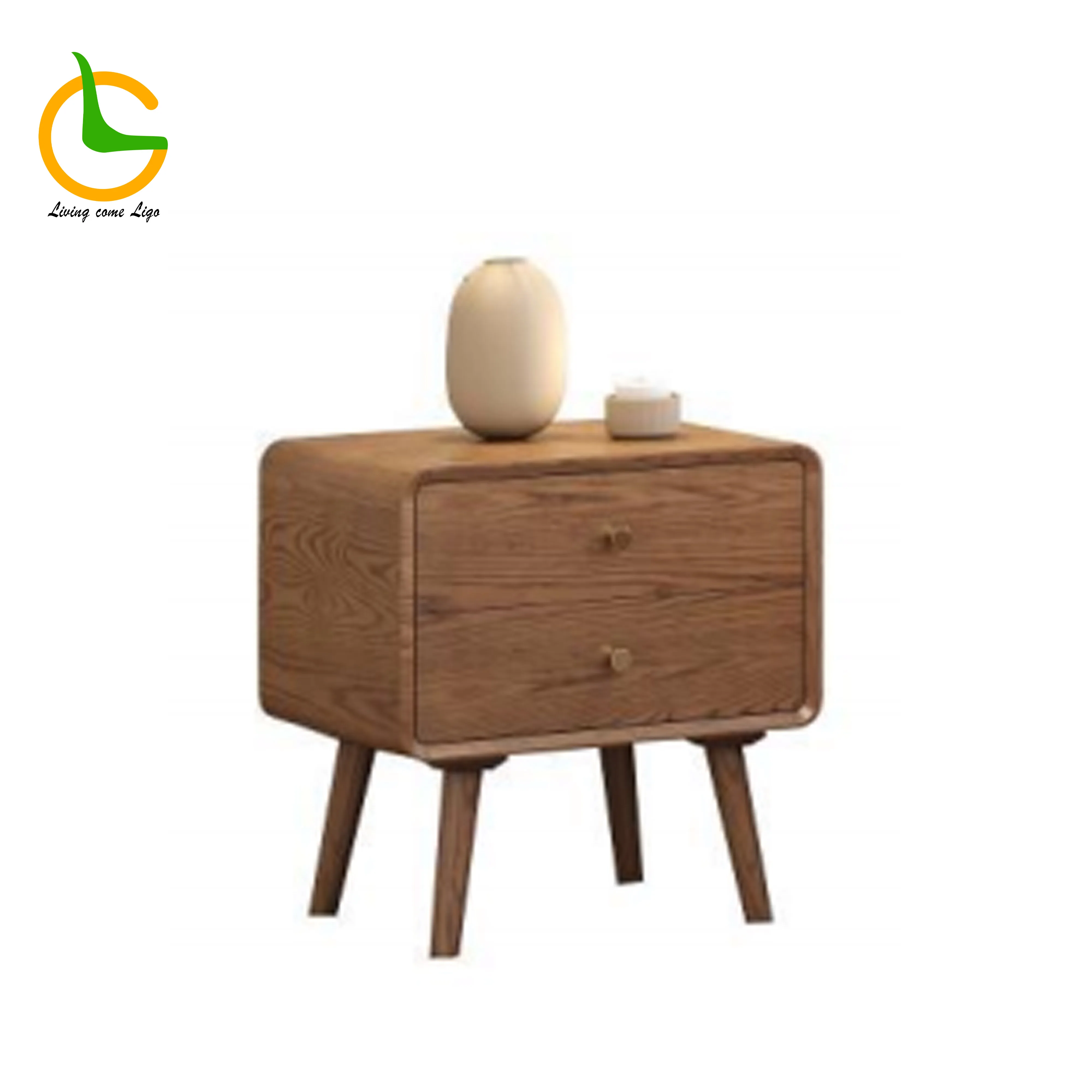Luxury Hotel Bedroom Set Modern Business Style Wooden Bedside Table Hotel Room Furniture