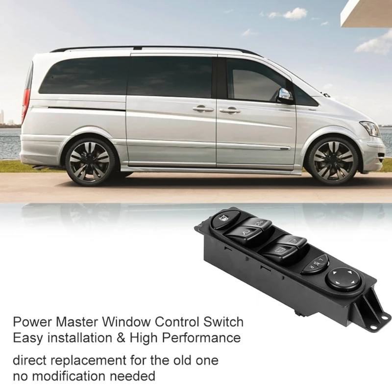 

Power Window Switch for Vito Viano W639 2004-2013 6395451213 A6395451213 Replacement Power Master Electric Window Switch