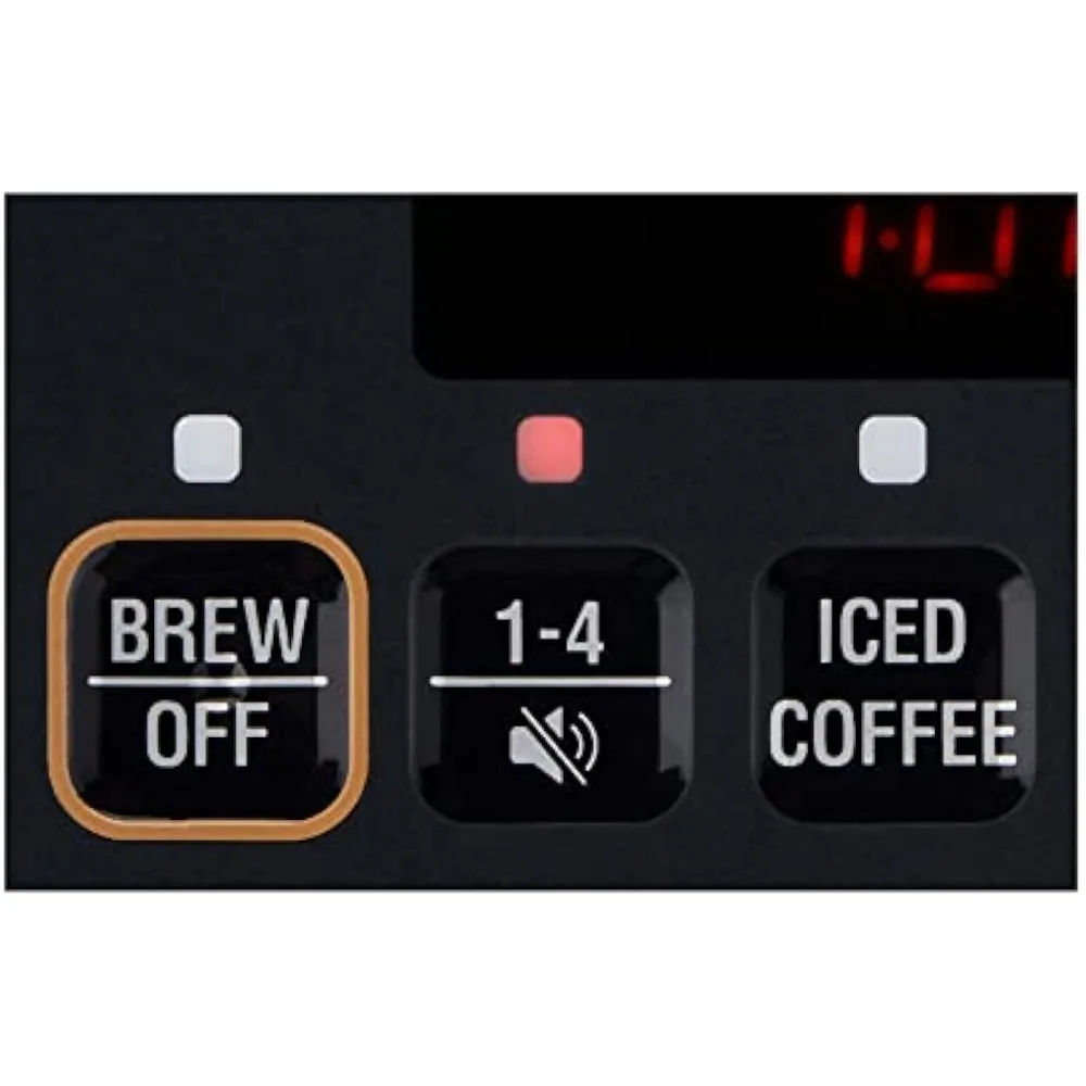 Instant-Kaffee-Teekanne Basis Edelstahl und schwarze EC-ESC120 Kaffee maschine Kuppel brauen programmier bare Kaffee geschirr Tee geschirr Cafés Töpfe